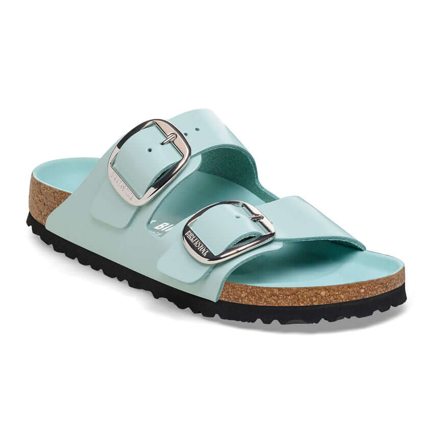Birkenstock Arizona Big Buckle Shine Surf Green