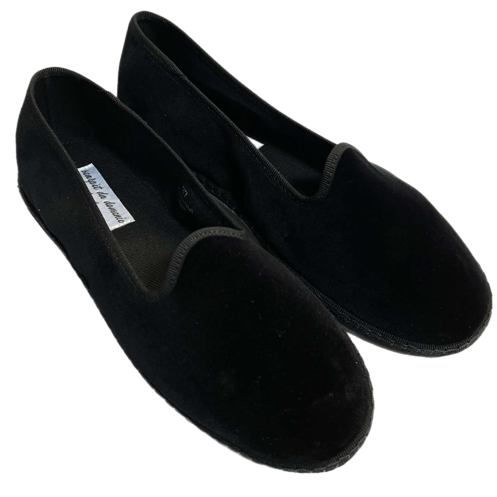 Friulane in velluto - NERO