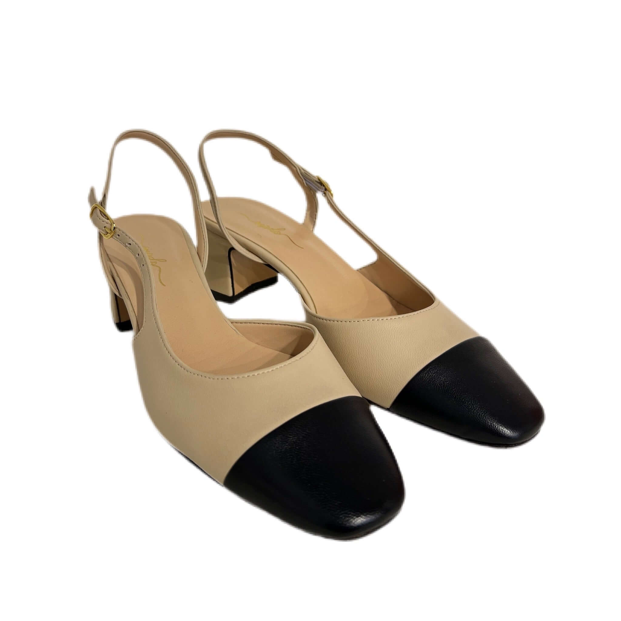 Two-tone Slingbacks