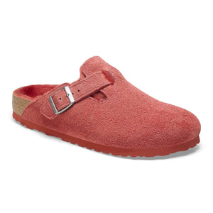 Birkenstock Boston Shearling Sienna Red