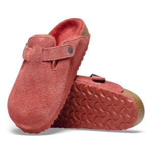 Birkenstock Boston Shearling Sienna Red