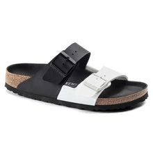 Carica l&#39;immagine nel visualizzatore di Gallery, Birkenstock Arizona Split black white Birko-Flor
