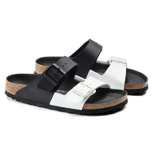 Birkenstock Arizona Split black white Birko-Flor