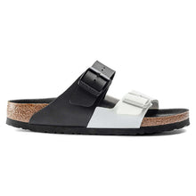 Carica l&#39;immagine nel visualizzatore di Gallery, Birkenstock Arizona Split black white Birko-Flor
