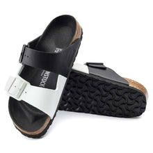 Carica l&#39;immagine nel visualizzatore di Gallery, Birkenstock Arizona Split black white Birko-Flor
