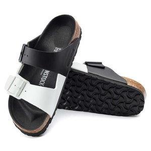 Birkenstock Arizona Split black white Birko-Flor