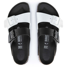 Carica l&#39;immagine nel visualizzatore di Gallery, Birkenstock Arizona Split black white Birko-Flor
