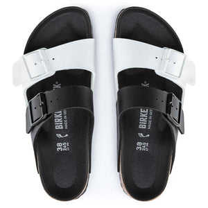 Birkenstock Arizona Split black white Birko-Flor