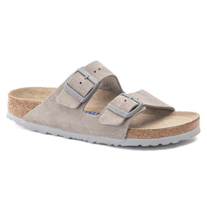 Birkenstock Arizona SFB Stone Coin Suede Leather