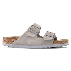 Birkenstock Arizona SFB Stone Coin Suede Leather