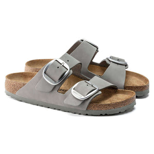 Birkenstock Arizona Big Buckle dove gray Nubuck Leather