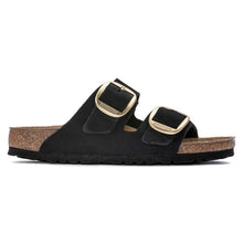 Carica l&#39;immagine nel visualizzatore di Gallery, Birkenstock Arizona Big Buckle black Nubuck Leather
