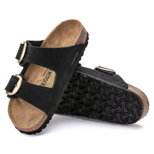 Carica l&#39;immagine nel visualizzatore di Gallery, Birkenstock Arizona Big Buckle black Nubuck Leather

