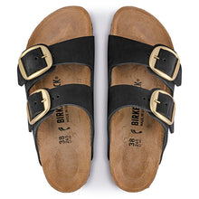 Carica l&#39;immagine nel visualizzatore di Gallery, Birkenstock Arizona Big Buckle black Nubuck Leather

