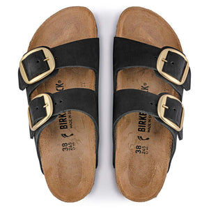 Birkenstock Arizona Big Buckle black Nubuck Leather