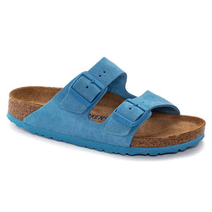 Birkenstock Arizona SFB Sky Blue Suede Leather