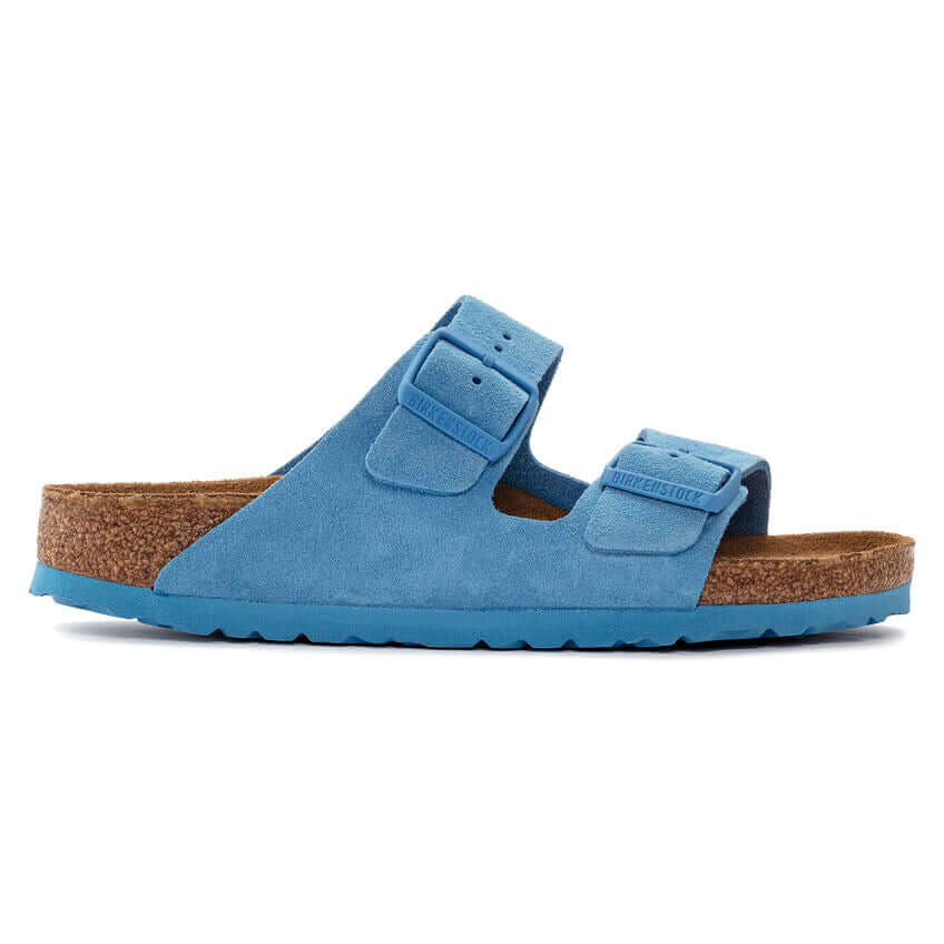 Birkenstock Arizona SFB Sky Blue Suede Leather