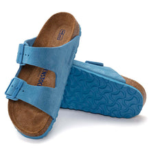 Carica l&#39;immagine nel visualizzatore di Gallery, Birkenstock Arizona SFB Sky Blue Suede Leather
