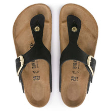 Carica l&#39;immagine nel visualizzatore di Gallery, Birkenstock Gizeh Big Buckle black Nubuck Leather
