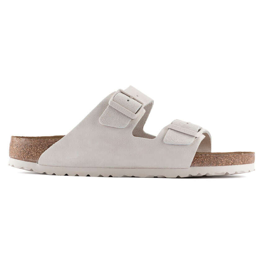 Birkenstock Arizona SFB antique white Suede Leather