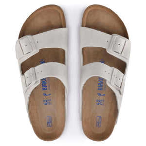 Birkenstock Arizona SFB antique white Suede Leather