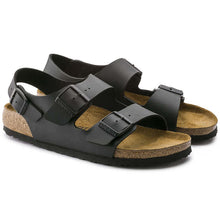 Carica l&#39;immagine nel visualizzatore di Gallery, Birkenstock Milano black Birko-Flor
