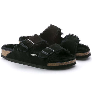 Birkenstock Arizona Shearling Black