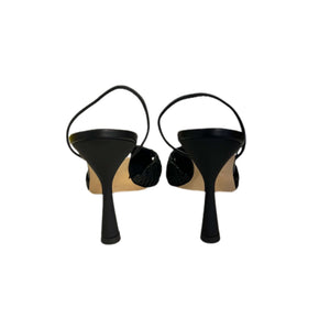 Slingback con ricamo