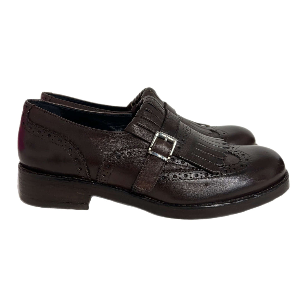 Monk Strap in pelle