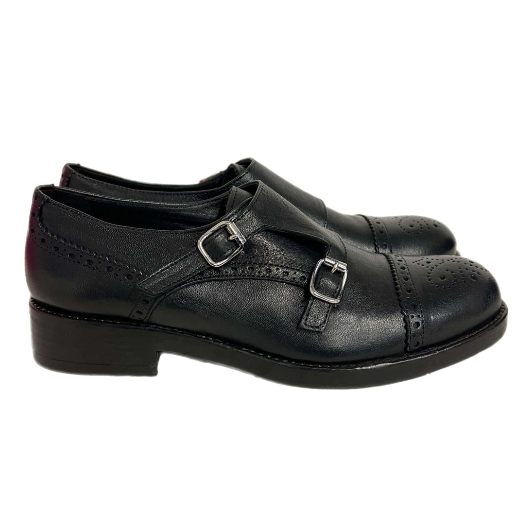 Monk Strap in pelle