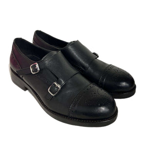 Monk Strap in pelle