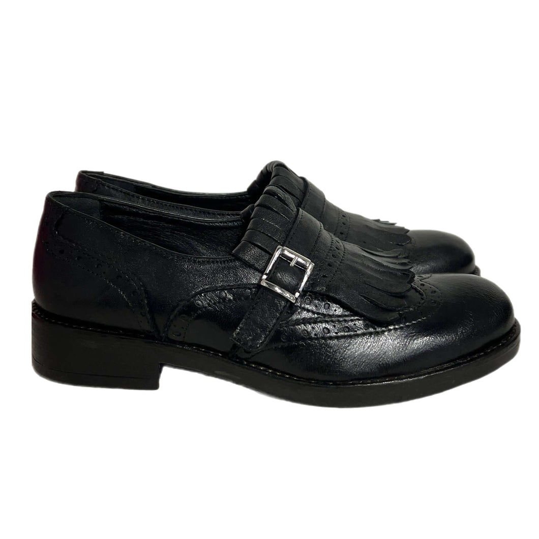 Monk Strap in pelle