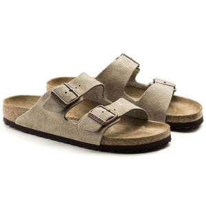 Birkenstock Arizona SFB Taupe Suede Leather