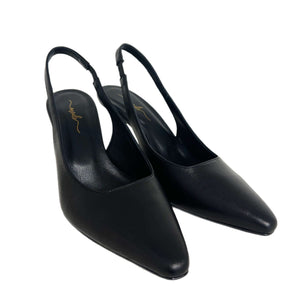 Slingback in pelle
