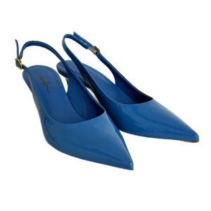 Slingback in vernice