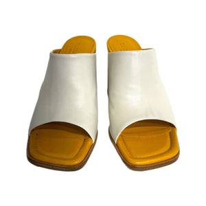 Mules in pelle