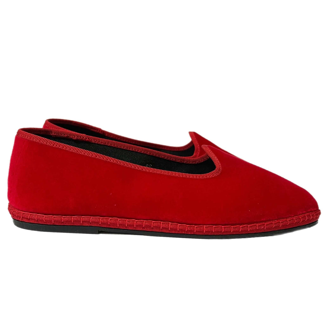 Friulane in velluto - ROSSO