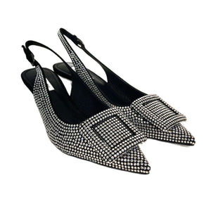 Slingback Strass