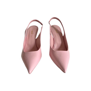 Slingback in vernice