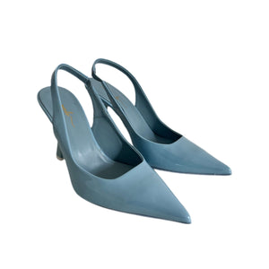 Slingback in vernice